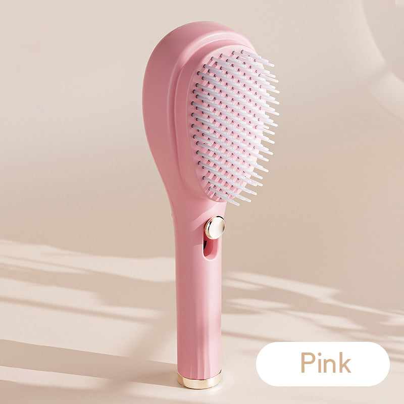 Scalp Massage Comb with Retractable Bristle