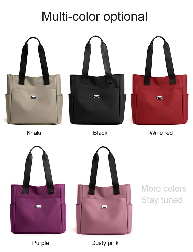 🔥Hot Sale🔥 2024 Large Capacity Waterproof Multi Pocket Nylon Shoulder Bag