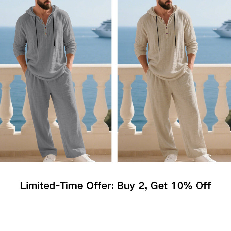 š„Men's Hooded Casual Loose Top & Pants 2-Piece Set