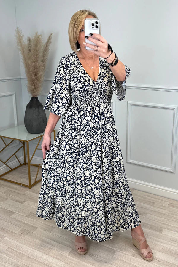 💃🐆Leopard Shirred Waist Dress