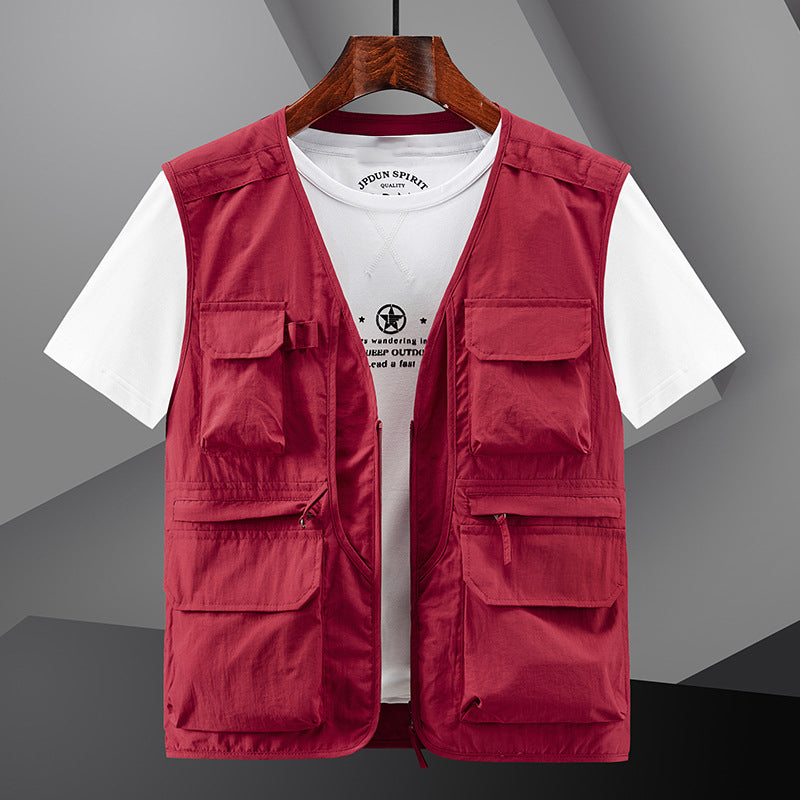 š„Men's Outdoor Lightweight Breathable Multi-Pocket Vestš„