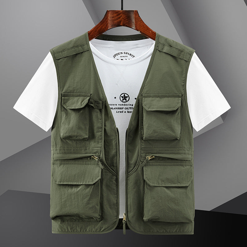 š„Men's Outdoor Lightweight Breathable Multi-Pocket Vestš„