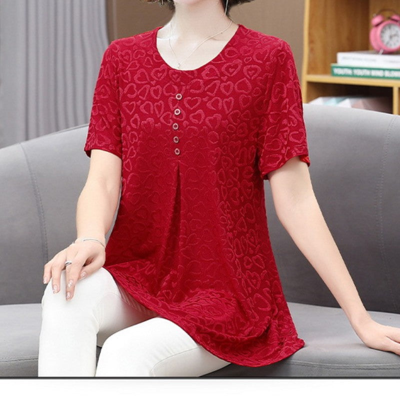 Women's Summer Loose Short Sleeve T-Shirt(50% OFF)