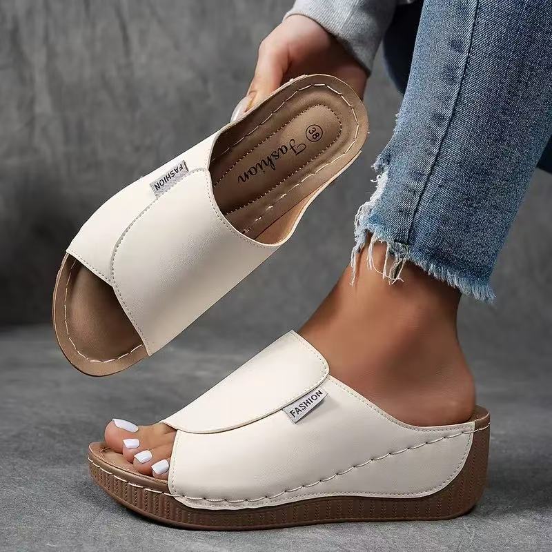 🔥 Hot Sales 50% OFF 🔥Women's Casual Wedge Slide Sandals