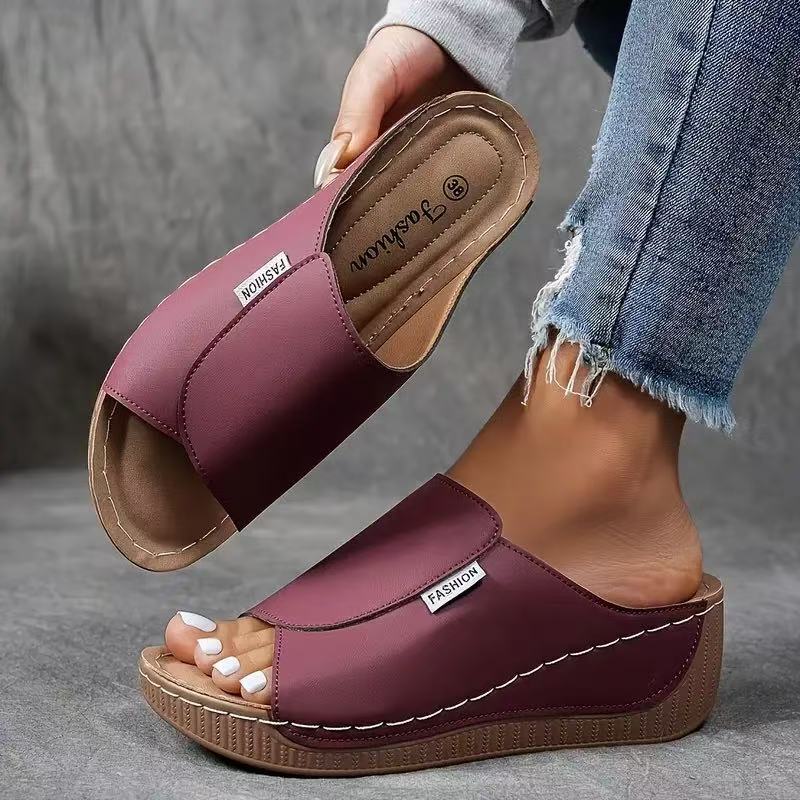 🔥 Hot Sales 50% OFF 🔥Women's Casual Wedge Slide Sandals
