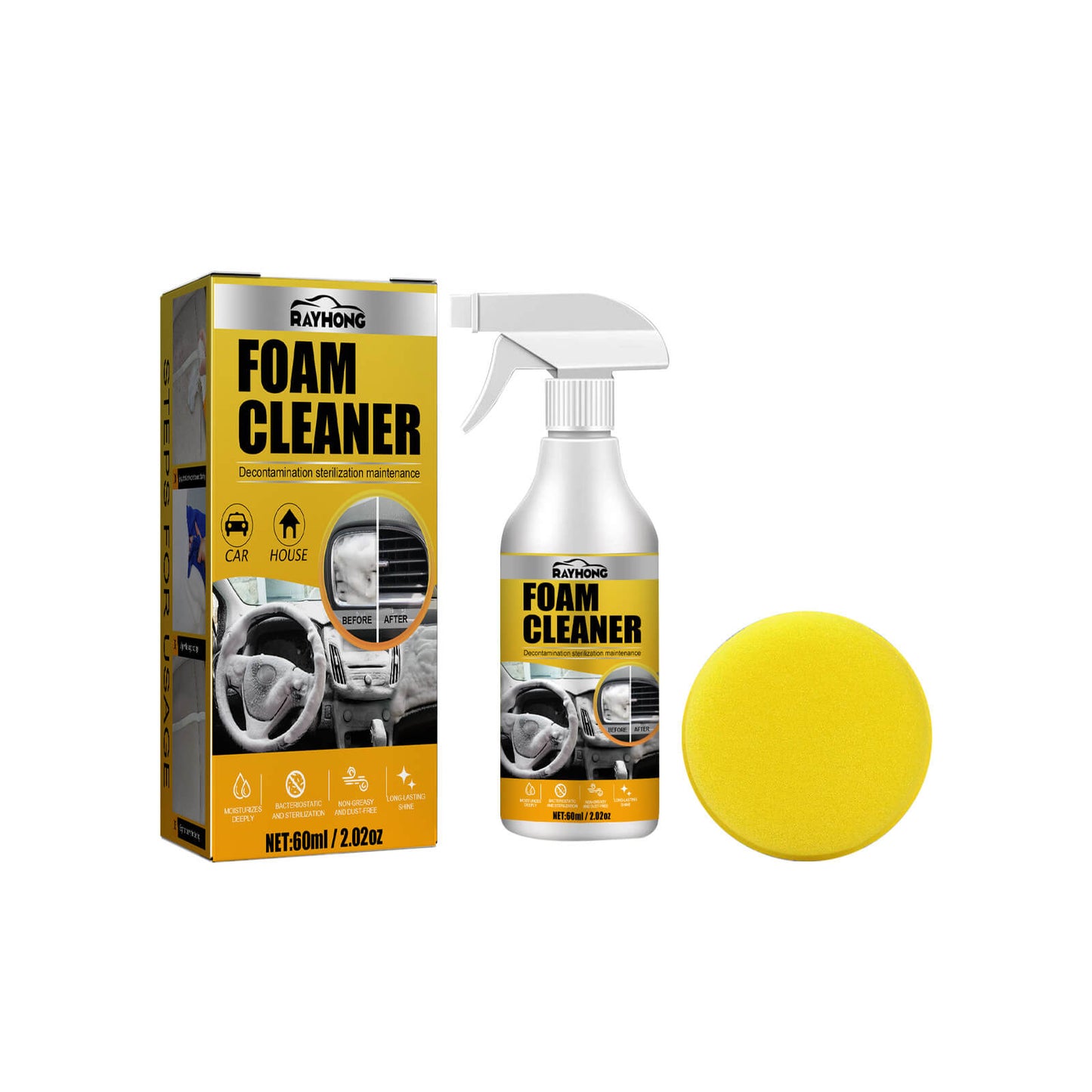 🔥Multi-Purpose Foam Cleaner
