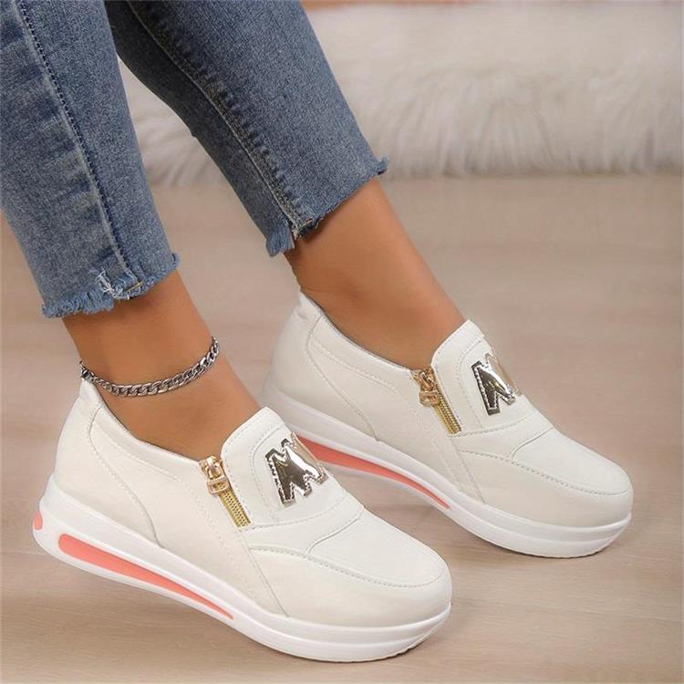 👍Women's Casual Platform Slip-on Sneakers👞