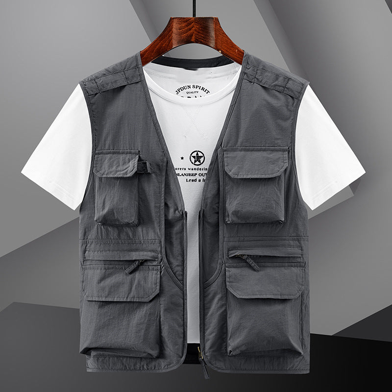 š„Men's Outdoor Lightweight Breathable Multi-Pocket Vestš„