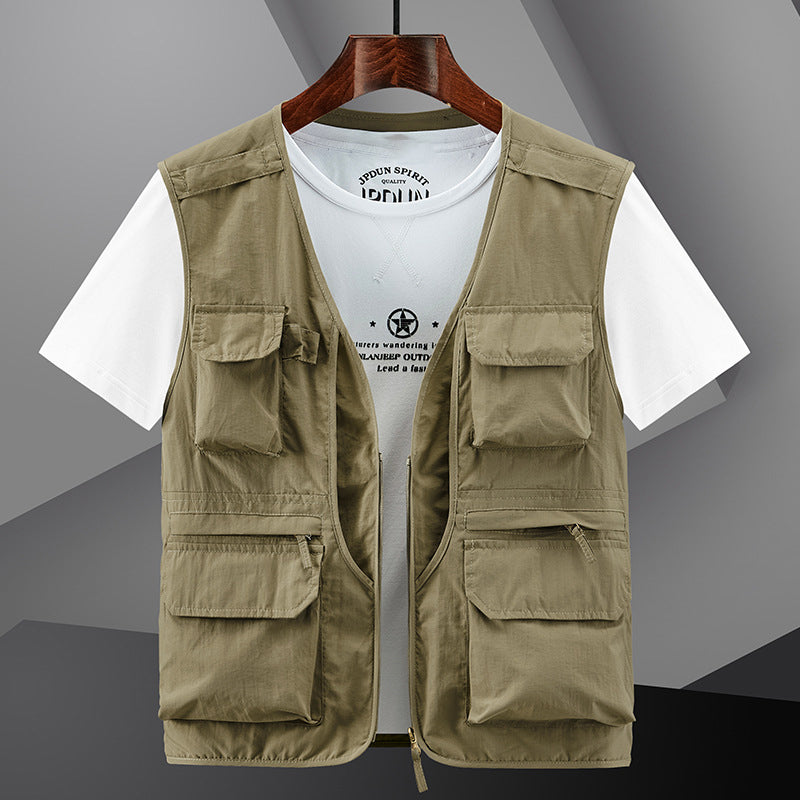 š„Men's Outdoor Lightweight Breathable Multi-Pocket Vestš„