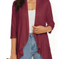 Casual Lightweight Cardigans With Open Front For Women