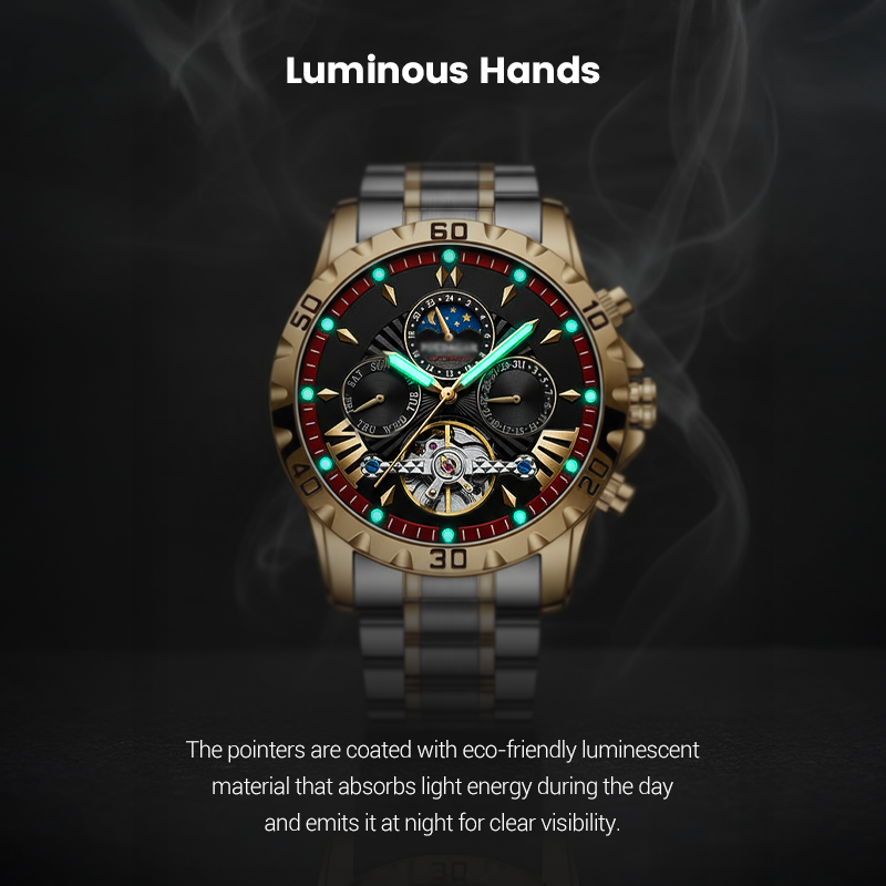 ⌚Swiss Brand New Waterproof Automatic Mechanical Watches