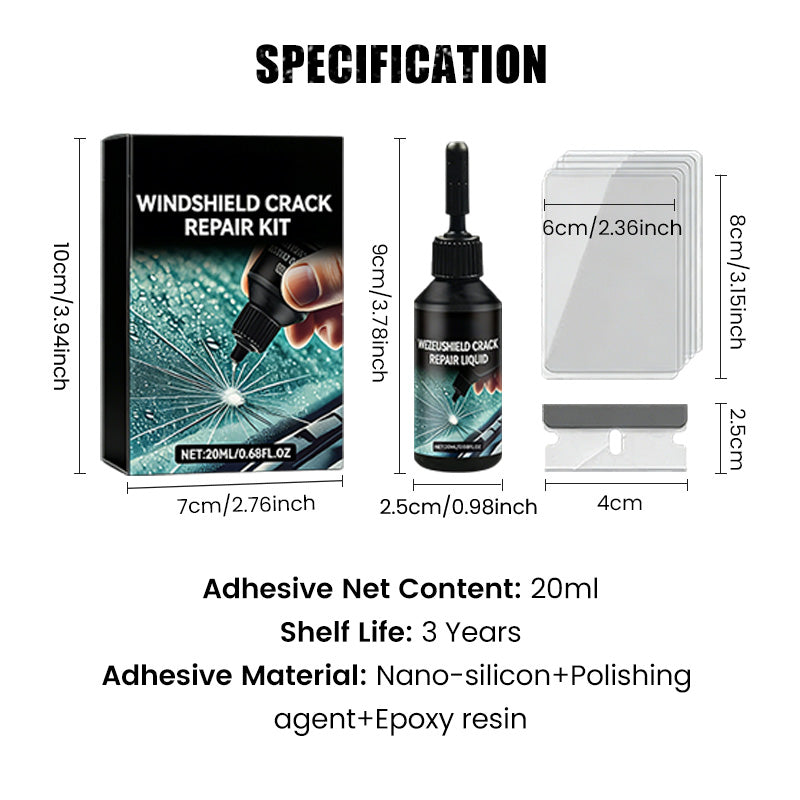 🔥 New Car Windshield Crack Repair Fluid