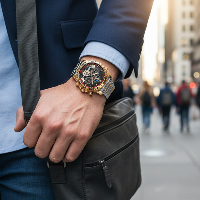 ⌚Swiss Brand New Waterproof Automatic Mechanical Watches