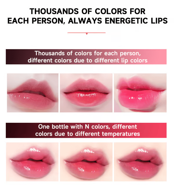 ✨Transferproof Color-Changing Lipstick💄CrystalClear Color Alchemy 💋 Auto-Tints on Contact!