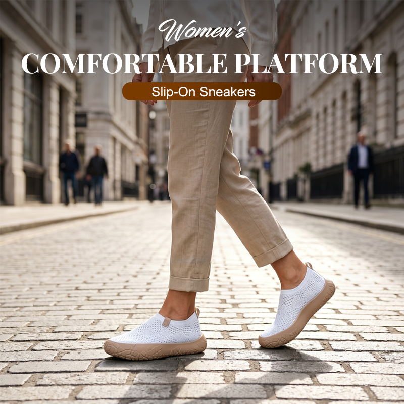Comfortable Platform Sneakers with Hidden Heel
