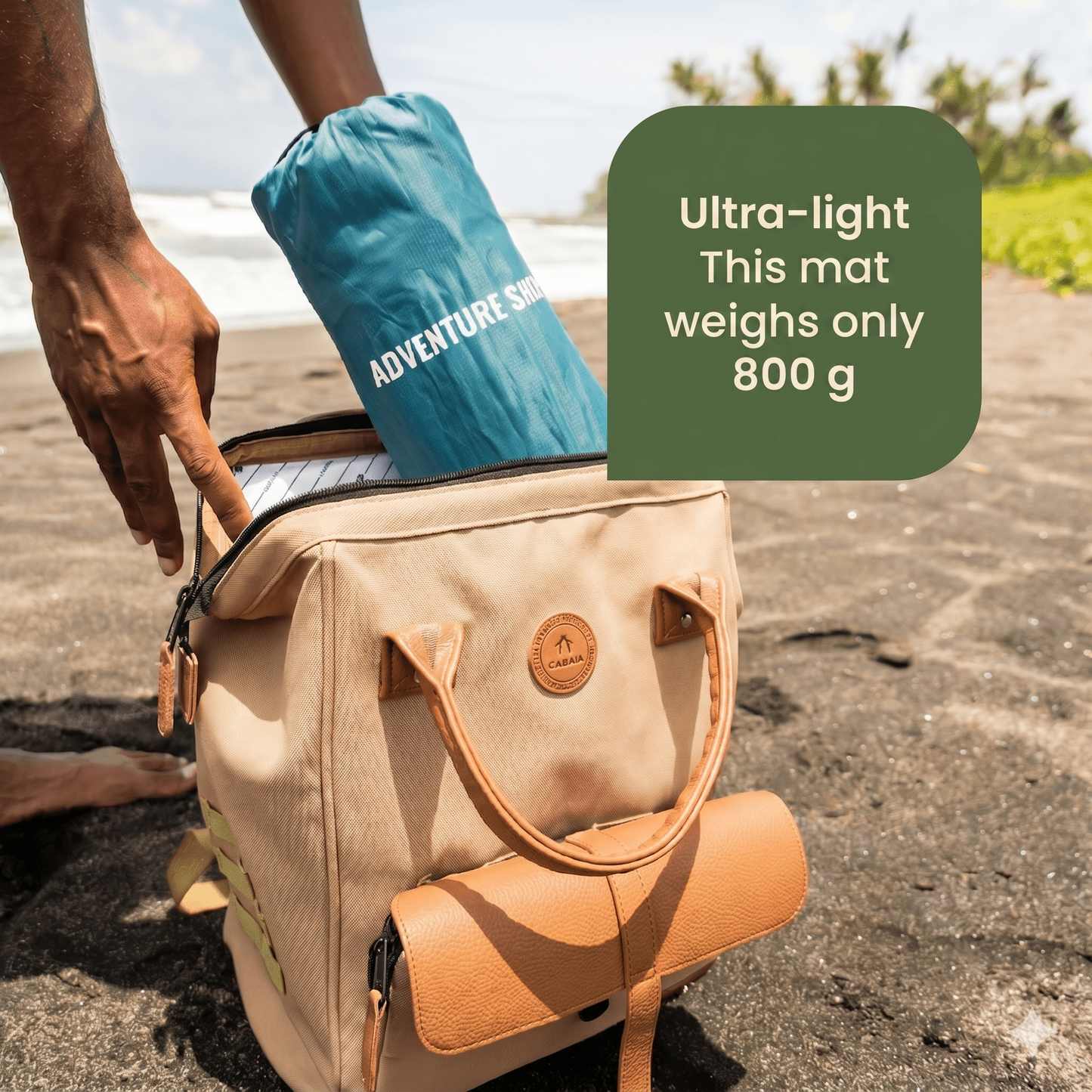 🌞Luxury Ultralight Sleeping Mat – With Built-in Foot Pump – 7.5cm Thick & Connectable – Perfect for Camping, Hiking & Beach – Waterproof & Compact