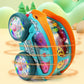 🚙Dynamic Gear-Powered Car with LED Lights and Music