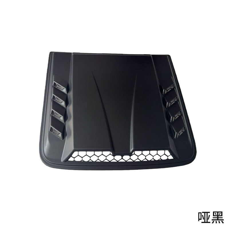 Universal Large Hood Air Vent Scoop - Car Engine Hood Vent for Full-Size & Mid-Size Pickup Trucks and SUVs (Automotive Exterior Decoration Accessory)