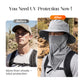 🎉 UV Protection Bucket Hat with Face Cover