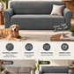 🔥Jacquard Sofa Cover with High Elasticity and Anti-slip Straps