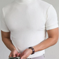 🔥All Colors 💖 Men's High Neck Slim Fit T-shirt