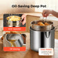 🔥304 Stainless Steel Multifuntional Fryer