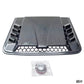 Universal Large Hood Air Vent Scoop - Car Engine Hood Vent for Full-Size & Mid-Size Pickup Trucks and SUVs (Automotive Exterior Decoration Accessory)