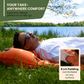 🌞Luxury Ultralight Sleeping Mat – With Built-in Foot Pump – 7.5cm Thick & Connectable – Perfect for Camping, Hiking & Beach – Waterproof & Compact