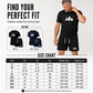 Men's Short Sleeve T-Shirt & Drawstring Shorts Set