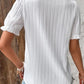 V-Neck Plain Lace Elegant Shirt
