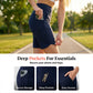 🔥Women's High-Waist Yoga Shorts with Pockets