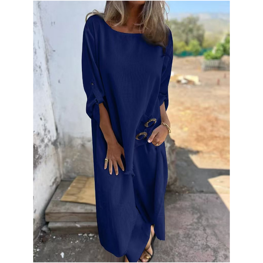 🔥2025 NEW SALES - 50% OFF🔥Women's Irregular Dress and Loose Fit Pants (2-Piece Set)