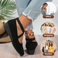 🌹Elegant Solid Color Elastic Strap Low Wedge Shoes
