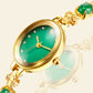 Women’s Elegant Jade Bracelet Watch