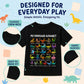 🦖👕Kids Dinosaur Alphabet Graphic T-Shirt