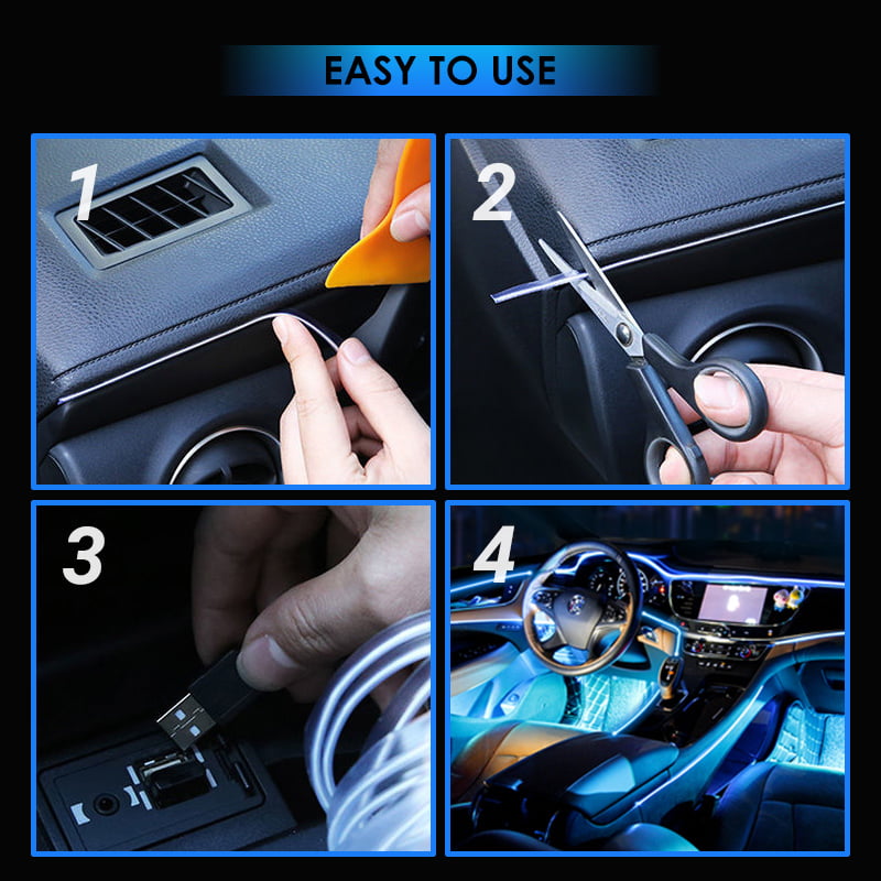 USB Connected Luxury Car Strip Lights