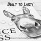 🏡✨Funny Bathroom Wall Art - "Nice Ass" Donkey Print