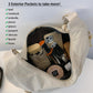 👜Women's Fashion Plain Color Nylon Crossbody Hobo Bag
