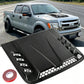 Universal Large Hood Air Vent Scoop - Car Engine Hood Vent for Full-Size & Mid-Size Pickup Trucks and SUVs (Automotive Exterior Decoration Accessory)
