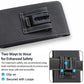⚡Waist Belt Cell Phone Pouch 📱 Multi-Pocket Leather Holster with Card Holder