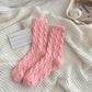 Soft Waxy Macaron Color Thermal Socks for Women - Great Gift