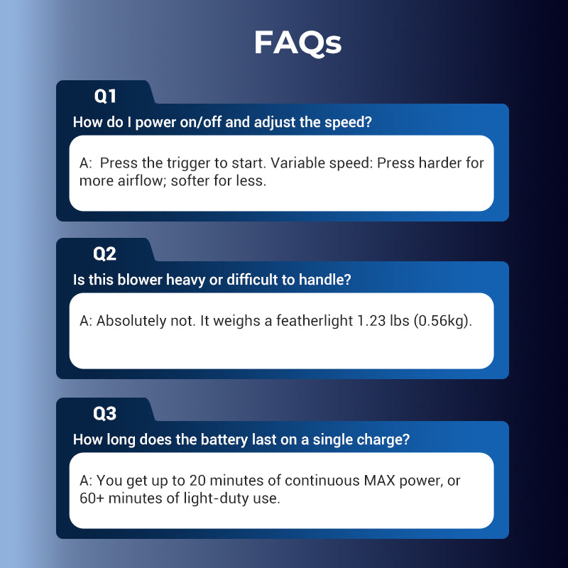 🔥Wireless Portable Turbocharged High Power Rechargeable Blower