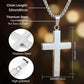 ✝️Lord's Prayer Scibble Cross Necklace🎁🕯️