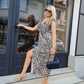 🌸Spring Specials🌸 Woman’s Sexy Deep V-Neck Leopard Dress