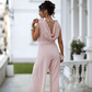 🔥Women's Floral-Embellished Sleeveless Jumpsuit