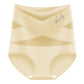 🌸Buy 1 Get 3 Packs✨Plus-Size High-Waist Cross Tummy Control Panties