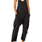 ❤️‍🔥Solid V-Neck Sling Pocket Jumpsuit