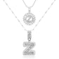 💖2 Pack - Initial Letter Pendant Necklaces