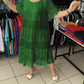 🔥50% OFF🔥 Solid Color Short Sleeve Lace Dress