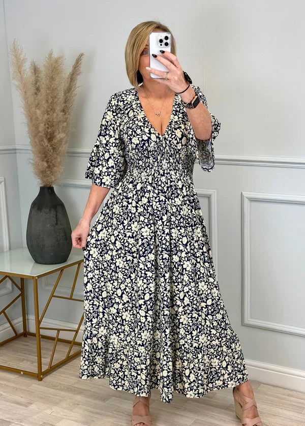 💃🐆Leopard Shirred Waist Dress